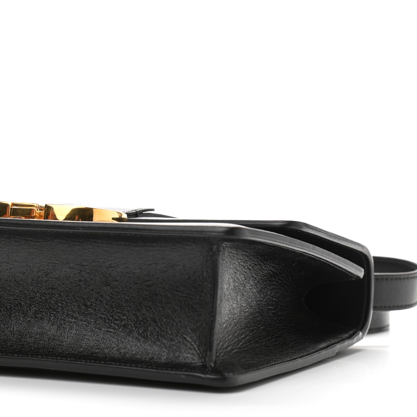 Smooth Calfskin 30 Montaigne Flap Bag Black