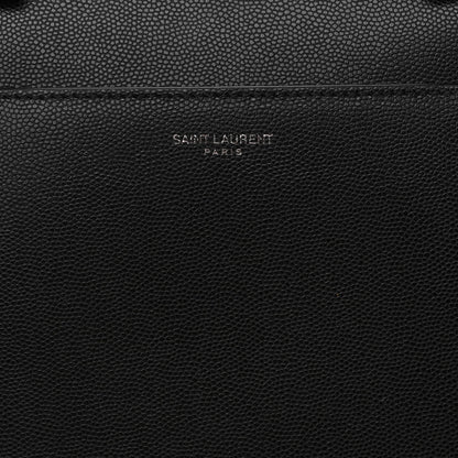 Saint Laurent Grain De Poudre Medium Uptown Tote Black 9 of 11