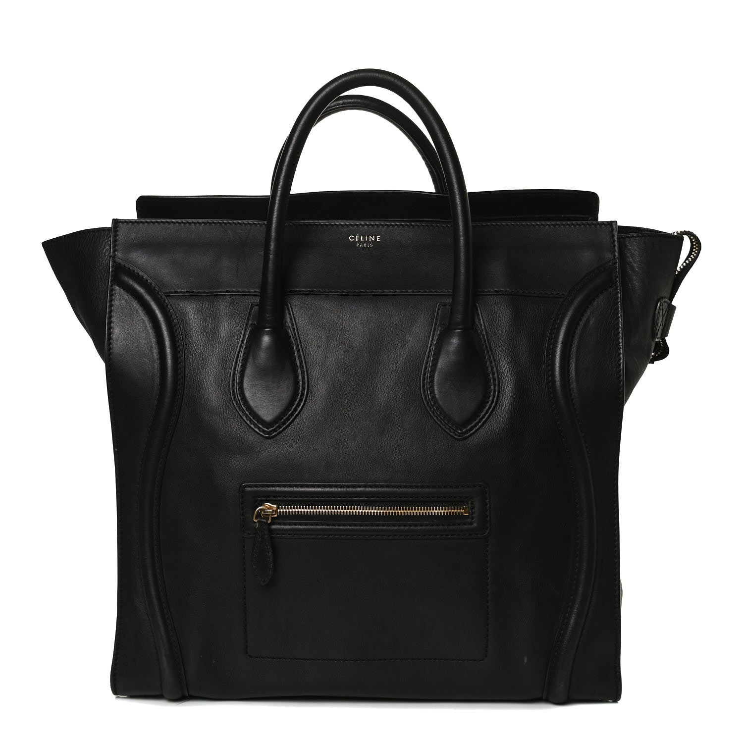 Celine Smooth Calfskin Medium Phantom Luggage Black 1 of 18