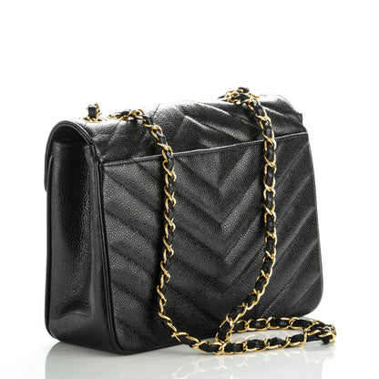 Chanel Caviar Quilted Small Single Flap Black 3 of 9