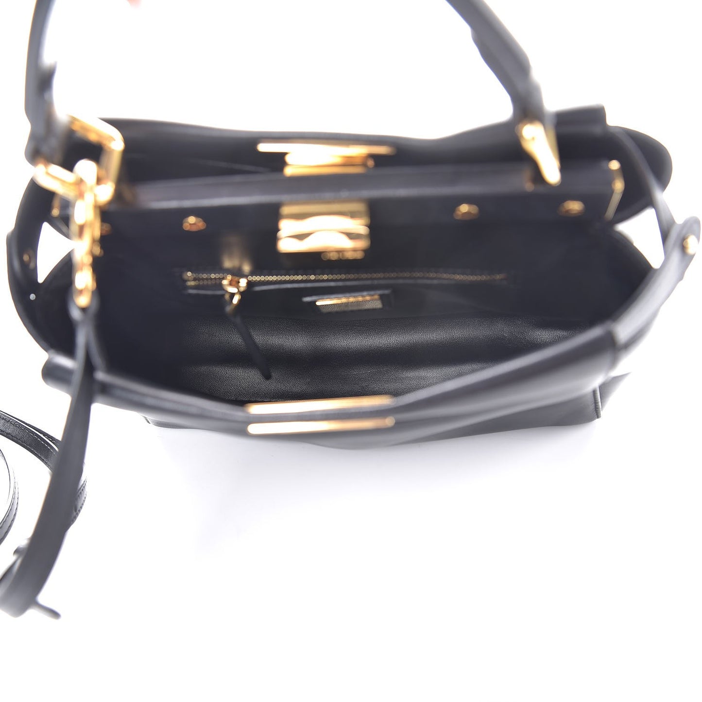 Nappa Mini Peekaboo Iconic Satchel Black