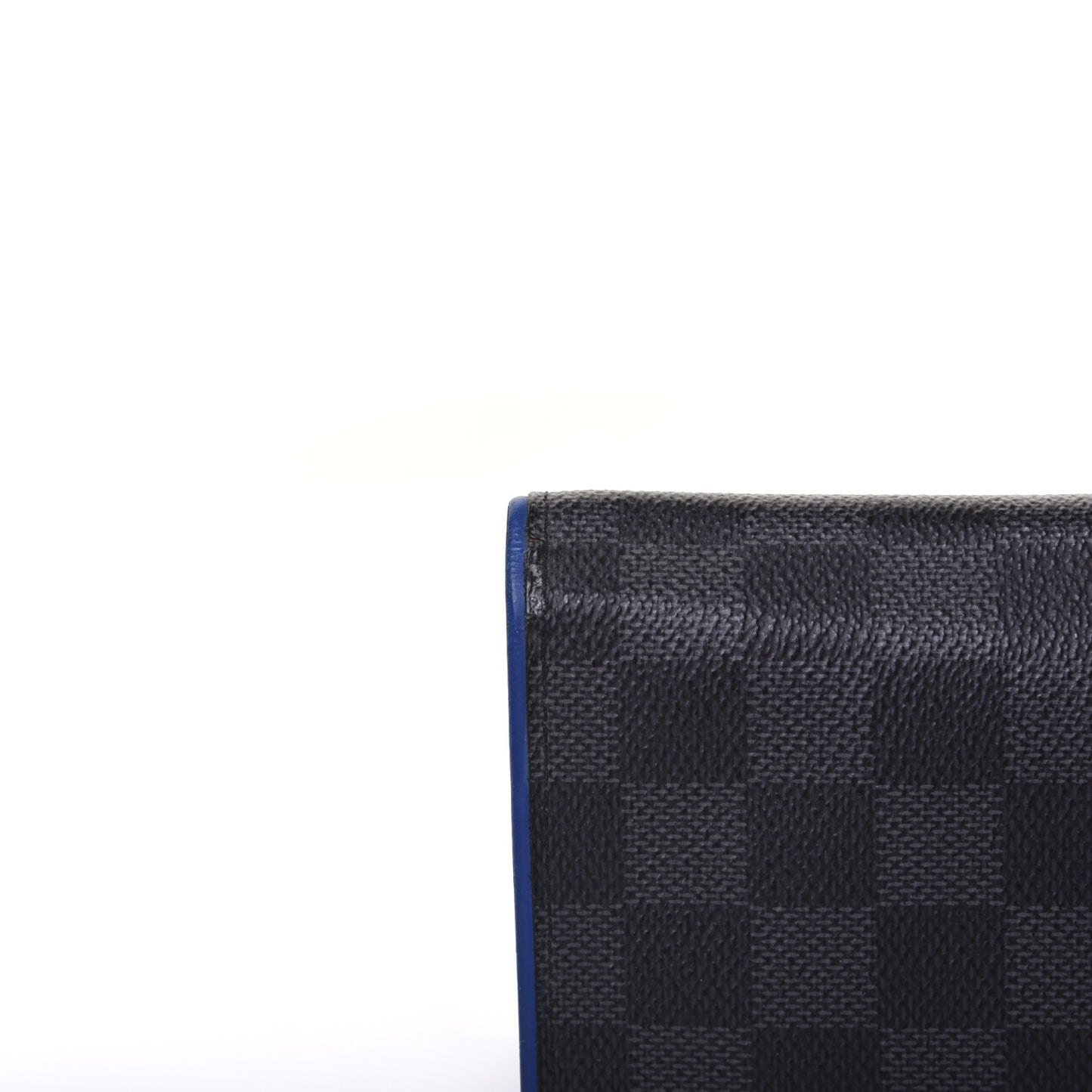 Damier Graphite Brazza Wallet Bleu Neon