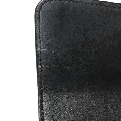 Chanel Lambskin Quilted Large Flap Gusset Wallet Black 11 of 19