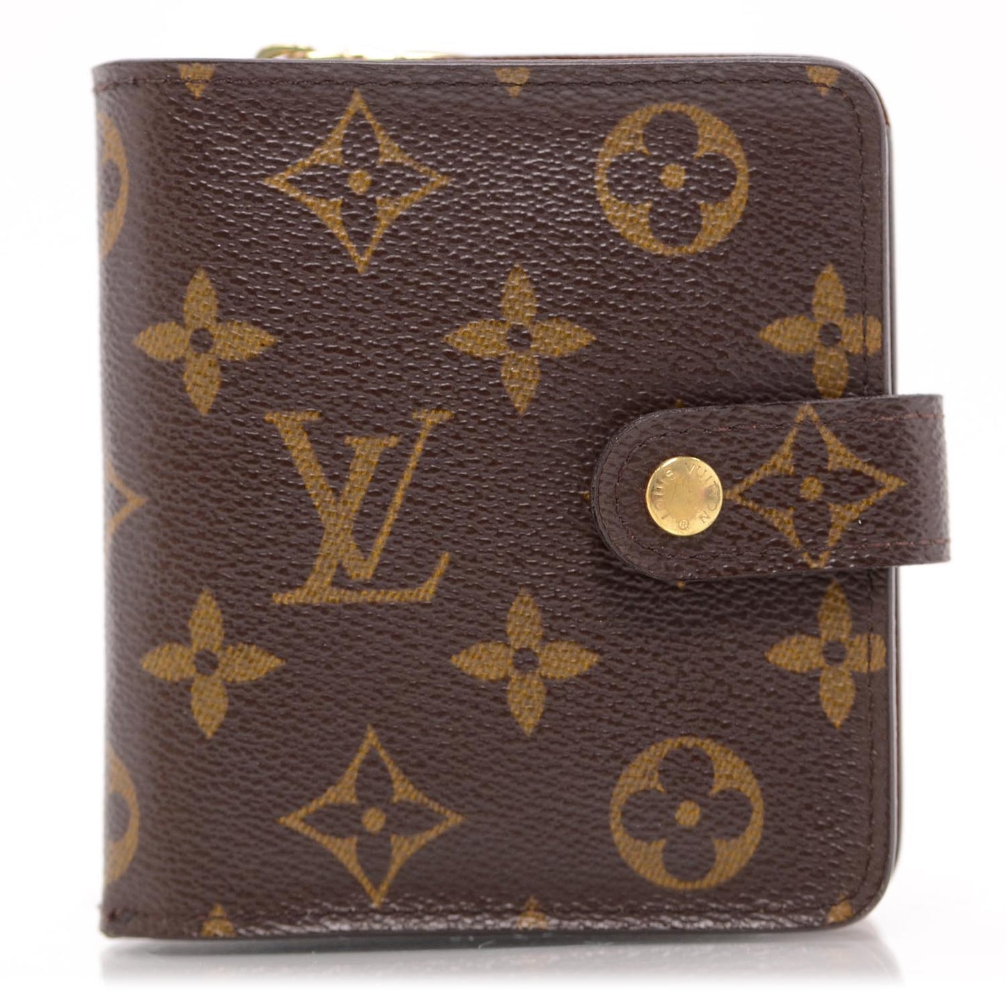 Monogram Compact Zippe Zipped Wallet
