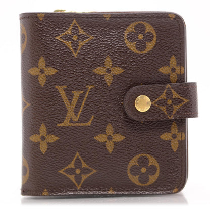 Louis Vuitton Monogram Compact Zippe Zipped Wallet 1 of 8