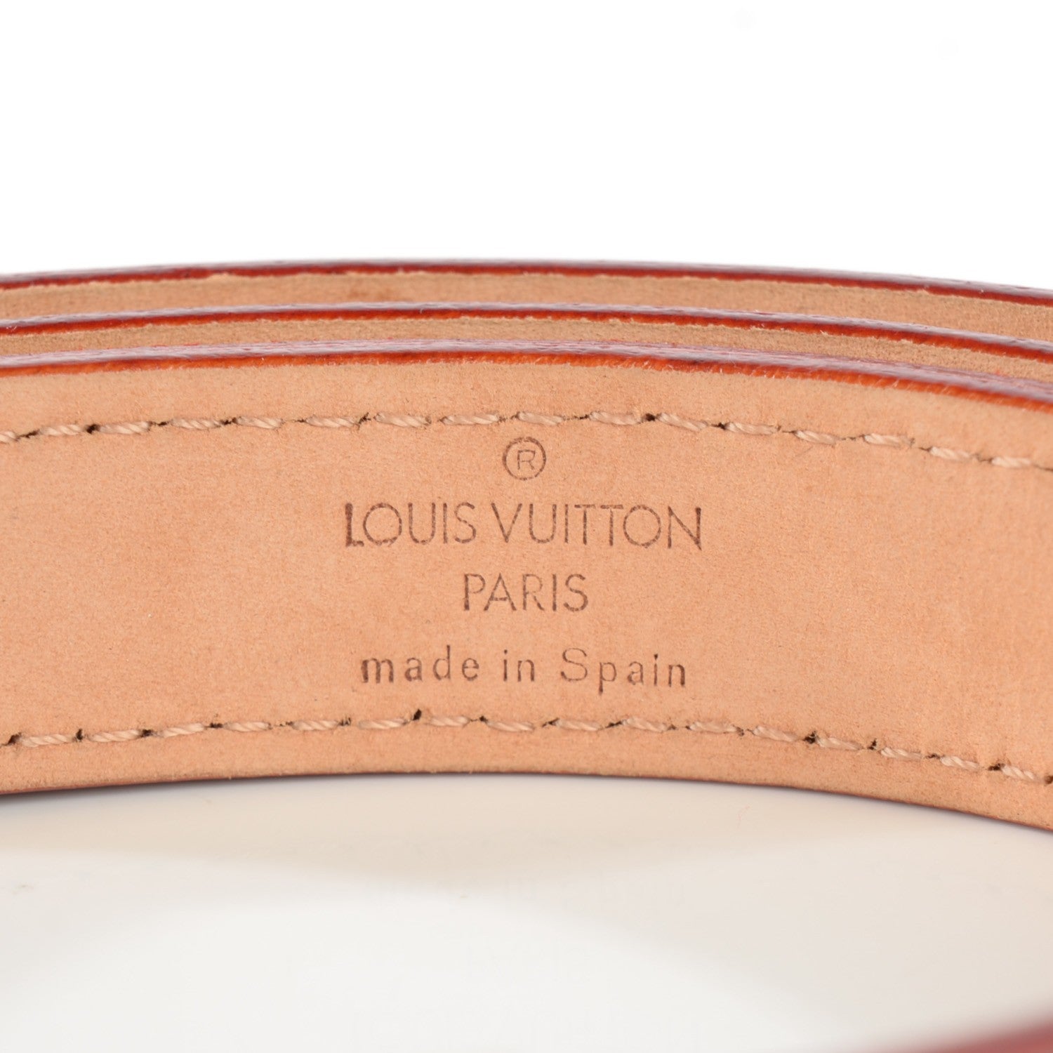 Louis Vuitton Vachetta Riveting Belt Belt 80 32 5 of 8