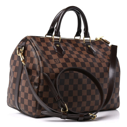 Louis Vuitton Damier Ebene Speedy Bandouliere 30 3 of 16