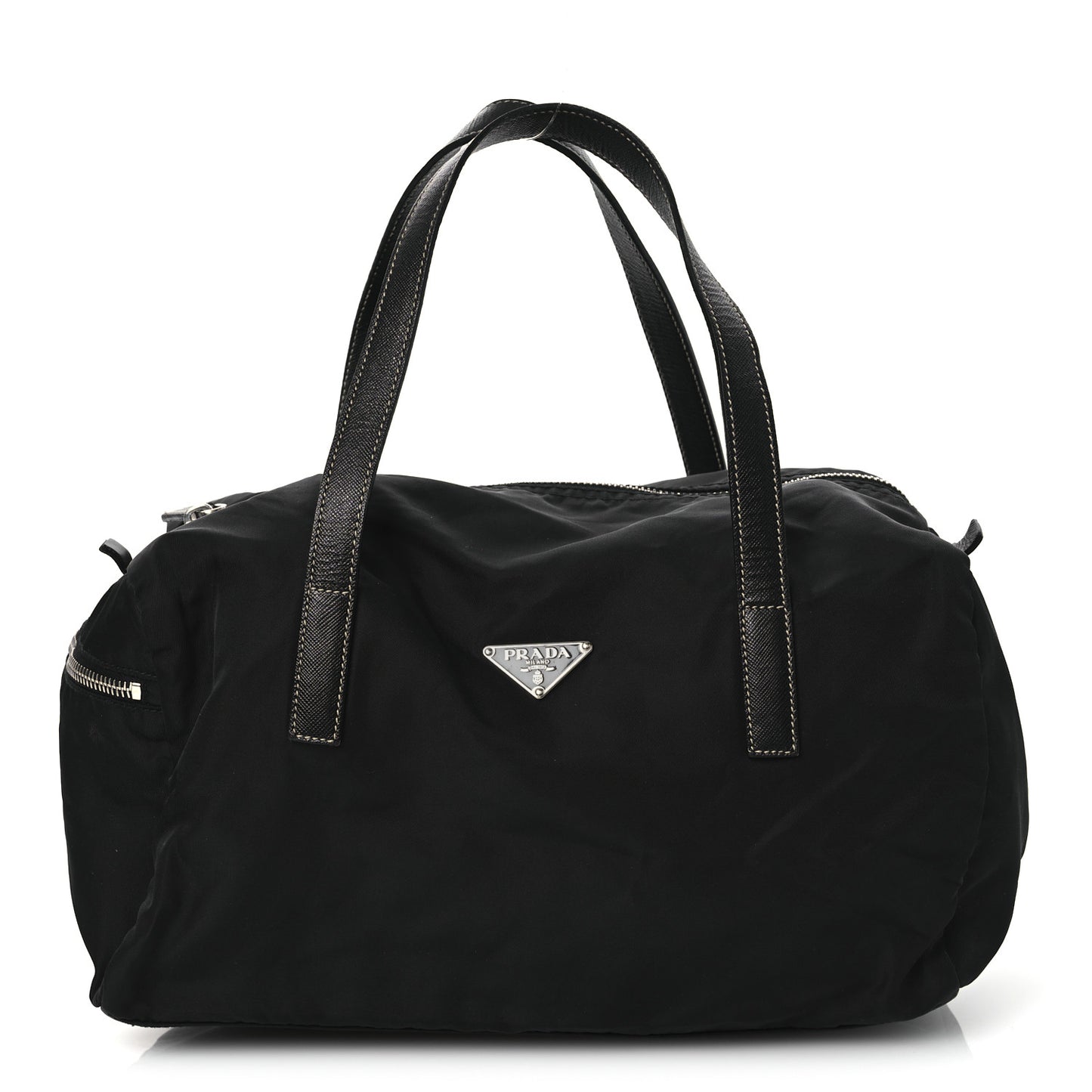 Tessuto Nylon Semitracolla Shoulder Bag Black