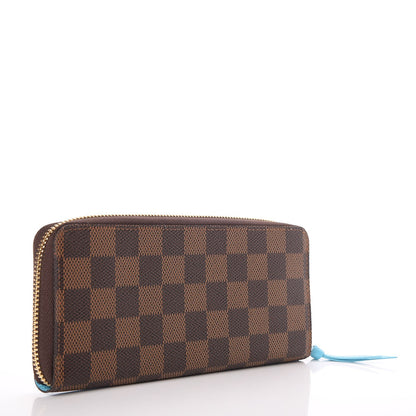 Louis Vuitton Damier Ebene 2017 Christmas Animation Clemence Wallet 3 of 7