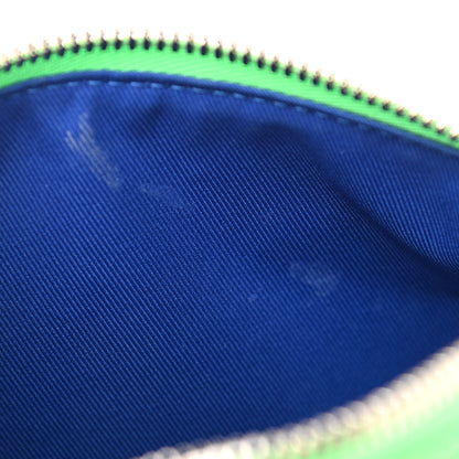 Louis Vuitton Taurillon Illusion Keepall XS Bleu Vert 10 of 10
