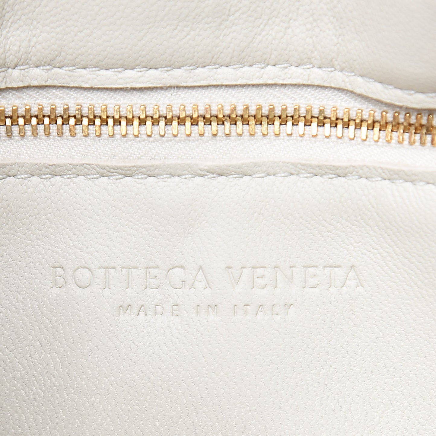 Paper Calfskin Maxi Intreccio Padded Cassette Crossbody Bag White