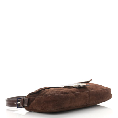 Fendi Suede Baguette Brown 4 of 13