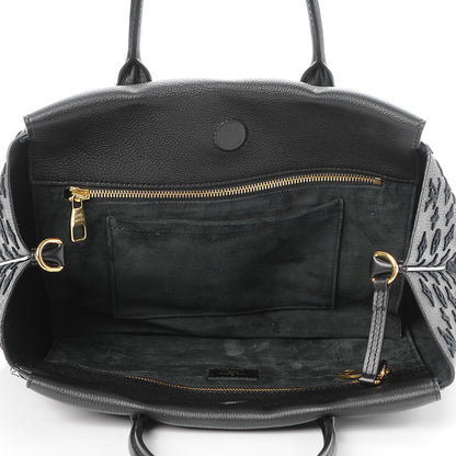 Louis Vuitton Veau Cachemire Tote W PM Black 5 of 7