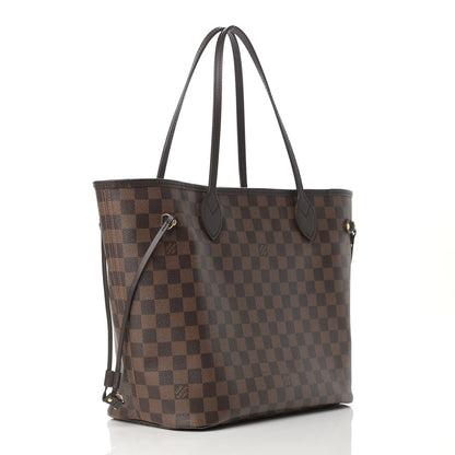 Louis Vuitton Damier Ebene Neo Neverfull MM Rose Ballerine 3 of 12