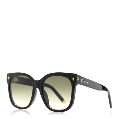 Louis Vuitton Acetate My Monogram Cat Eye Sunglasses Z1729W Black 1 of 7