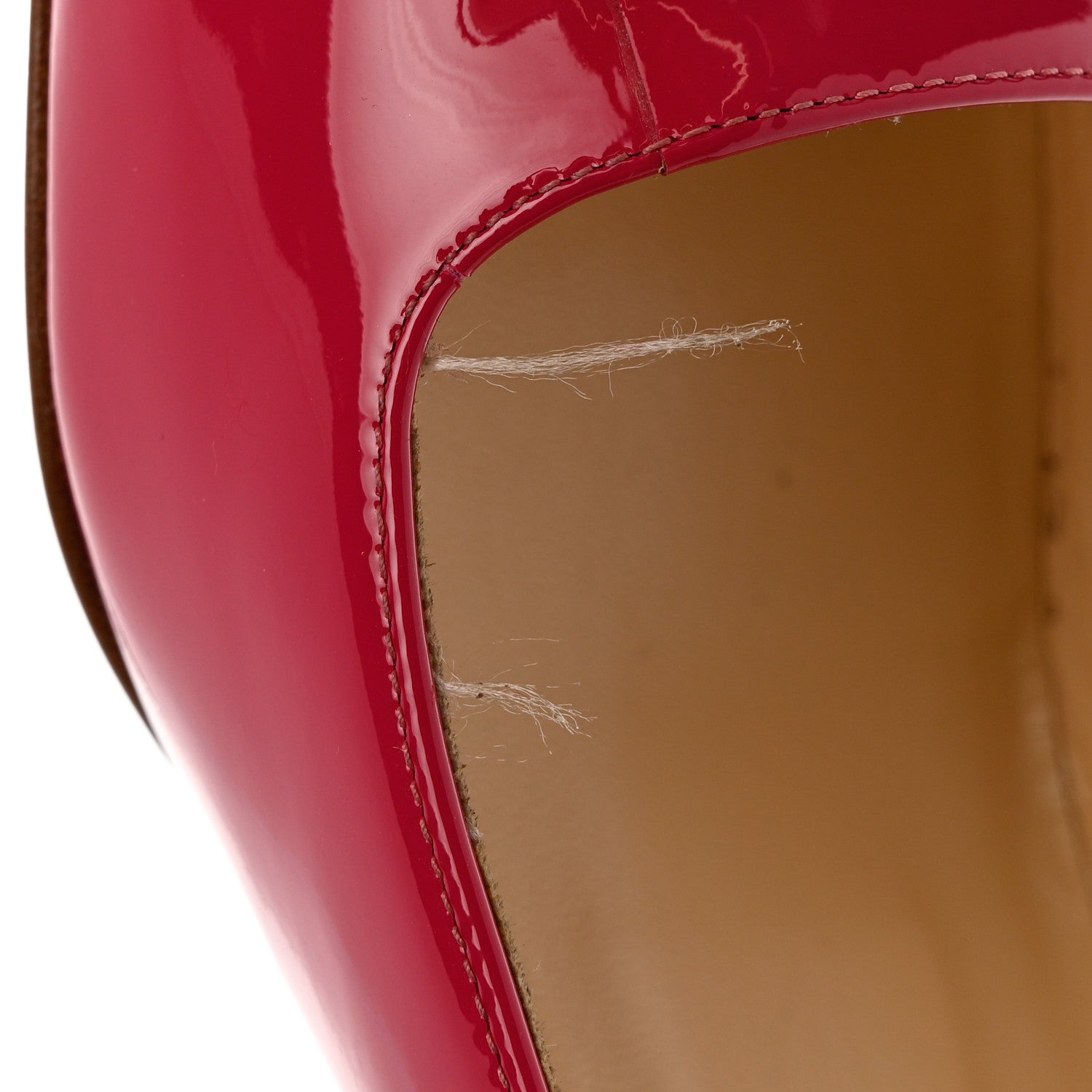 Christian Louboutin Patent Bibababy Flats 37 Rosa 8 of 11