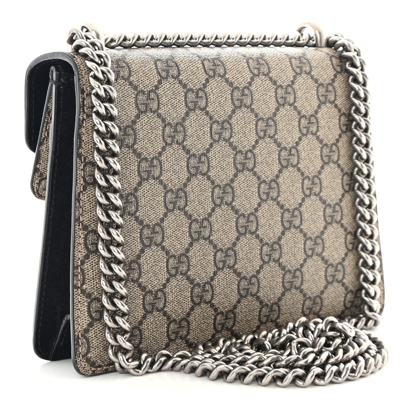 GG Supreme Monogram Mini Dionysus Shoulder Bag Black