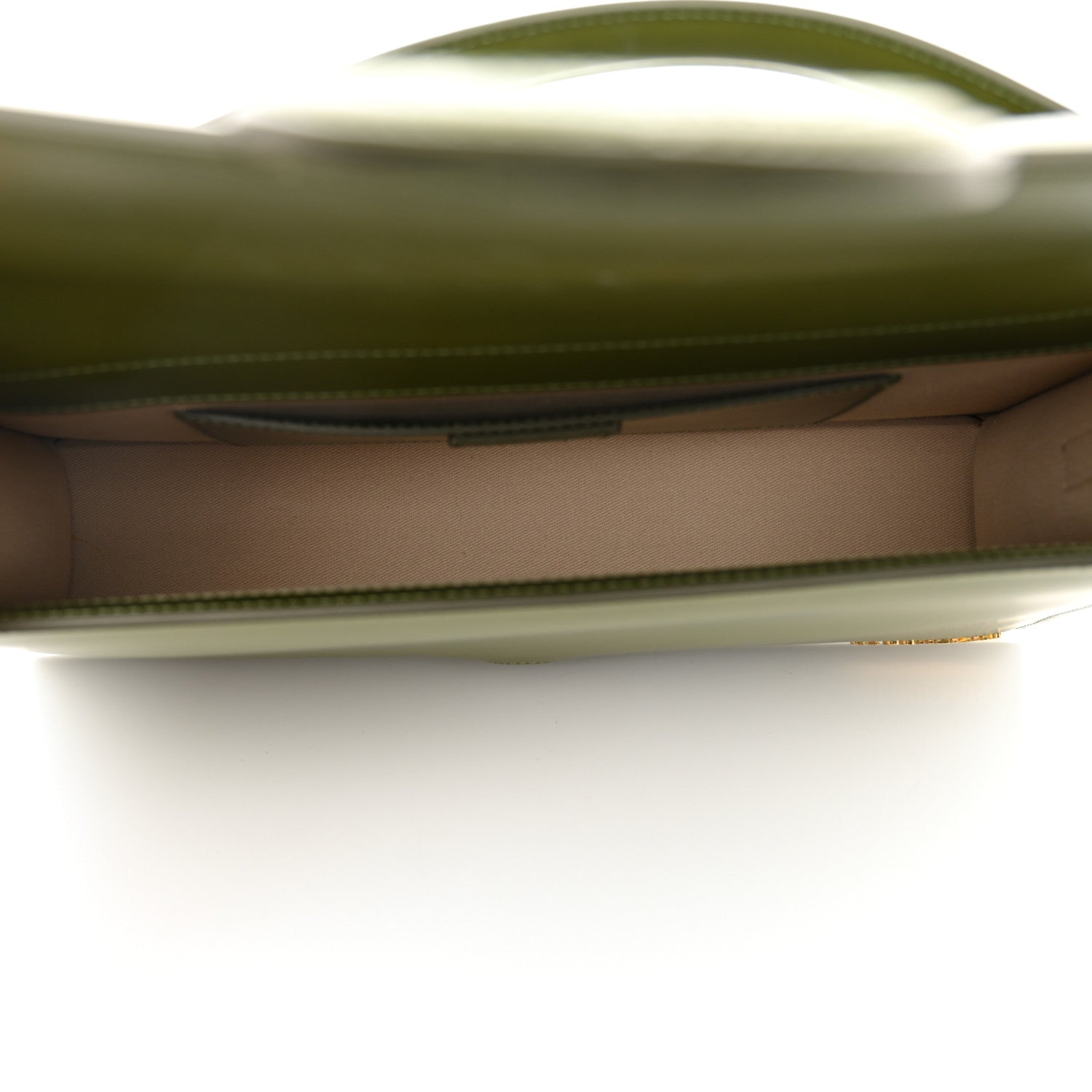 Jacquemus Smooth Calfskin Le Bambinou Khaki 5 of 9