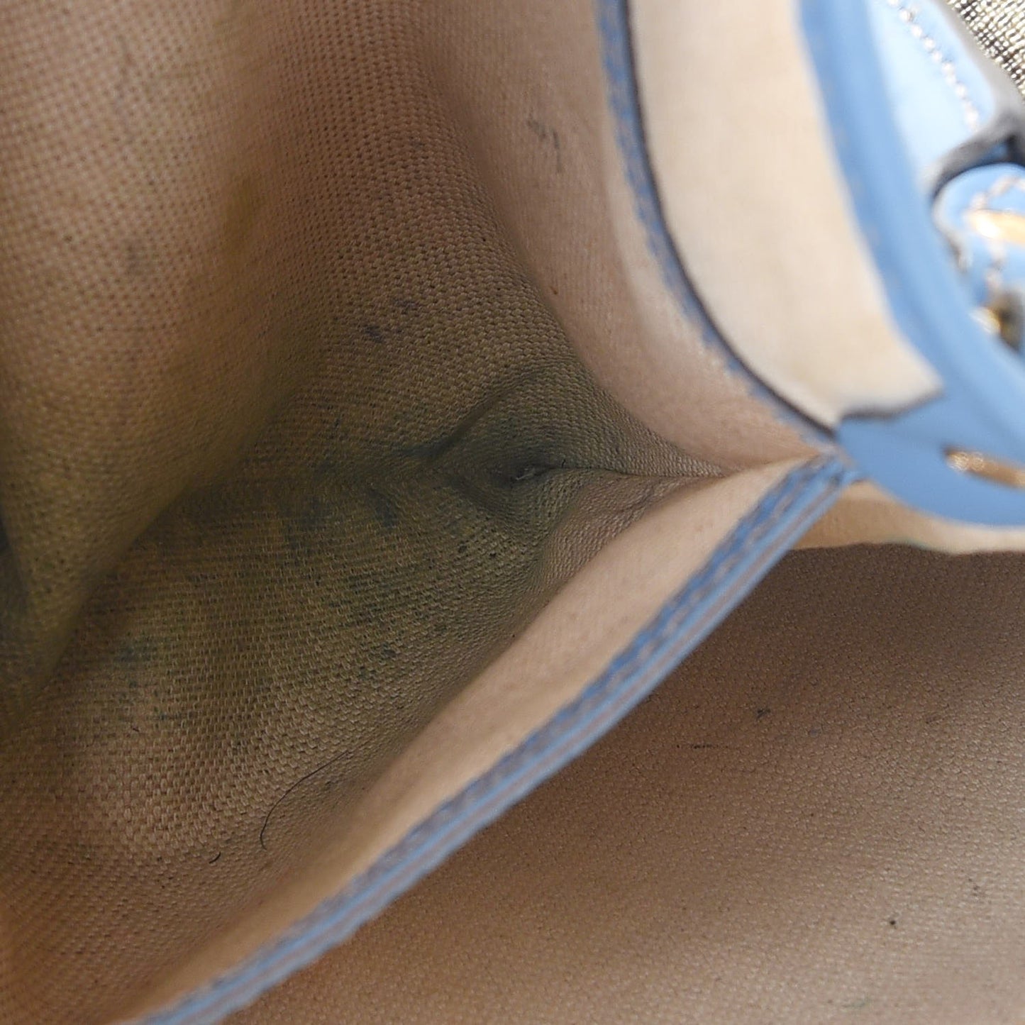 GG Plus Monogram Medium Joy Tote Light Blue