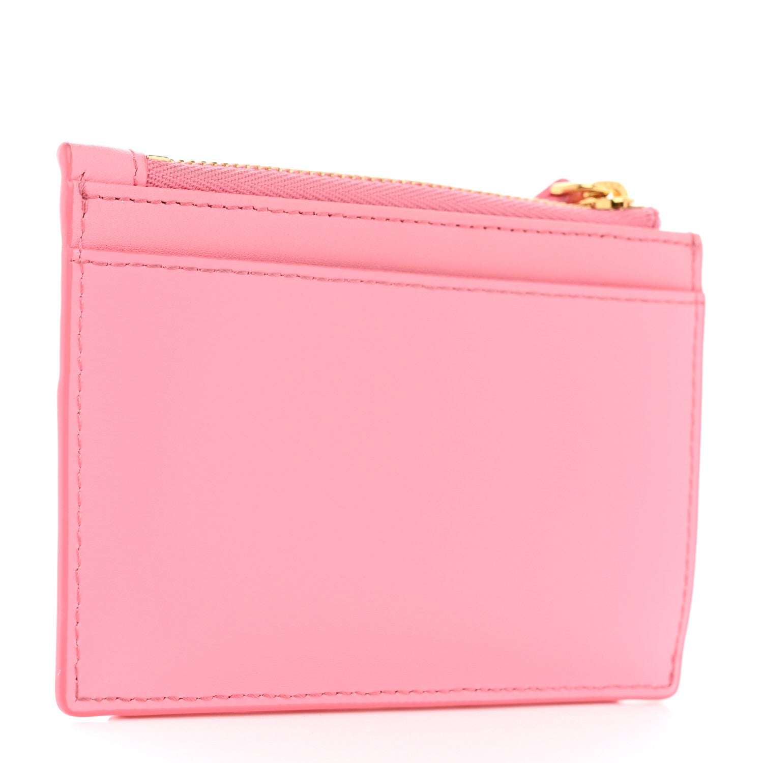 MCM Calfskin Patricia Mini Card Holder Pink 2 of 8