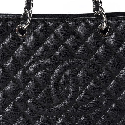 Chanel Caviar Quilted Grand Shopping Tote GST Black 11 of 11