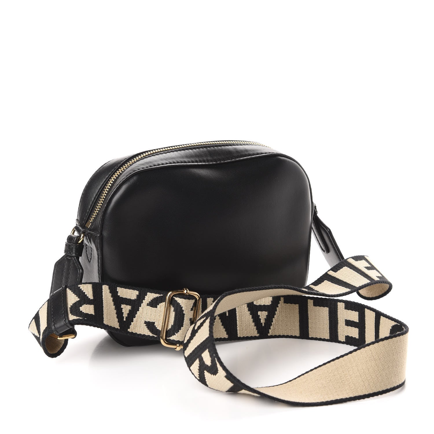 Stella McCartney Eco Alter Nappa Perforated Logo Mini Bag Black 2 of 8