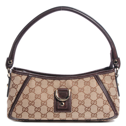 Gucci Monogram D Ring Abbey Pochette Brown 1 of 8