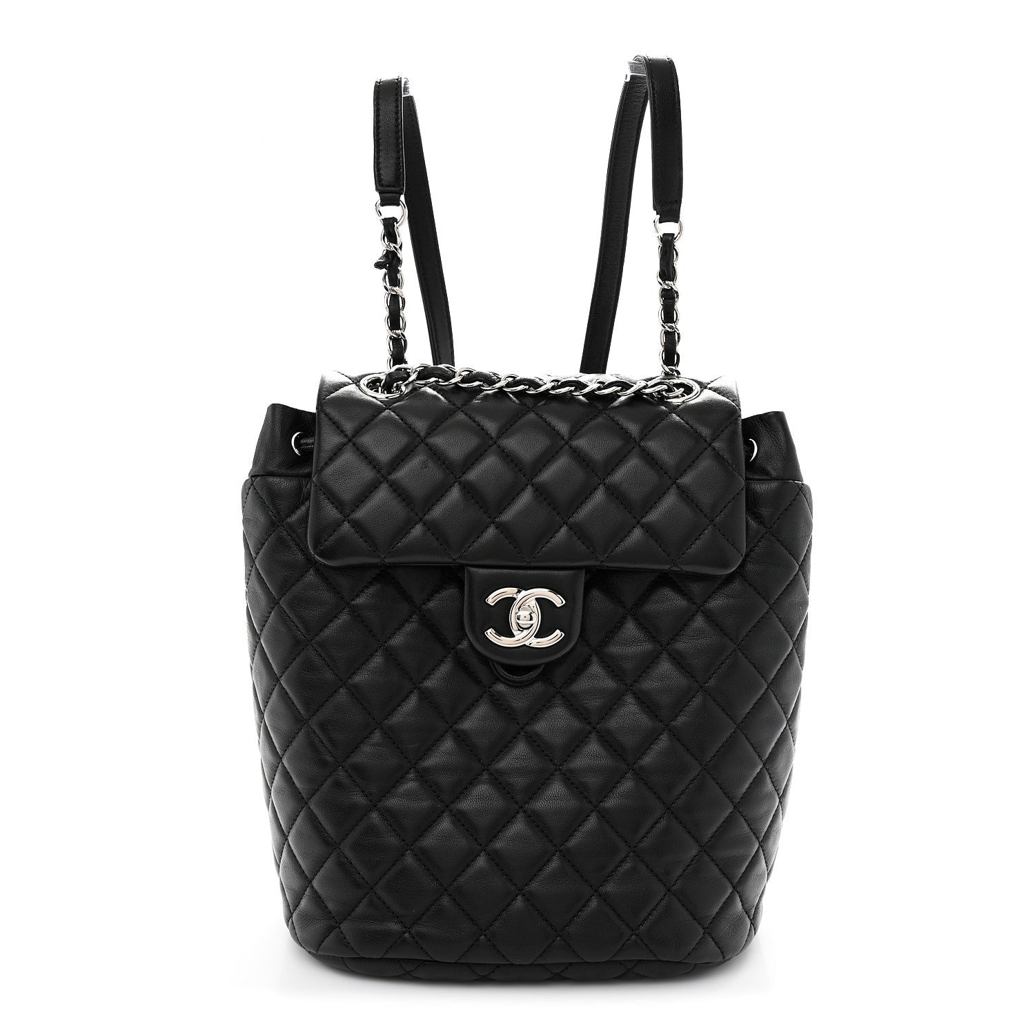 Chanel Lambskin Quilted Small Urban Spirit Backpack Black 1 of 11