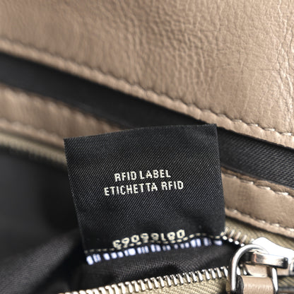 Fendi Nappa FF 1974 Embossed Stitched Baguette Tortora 8 of 13