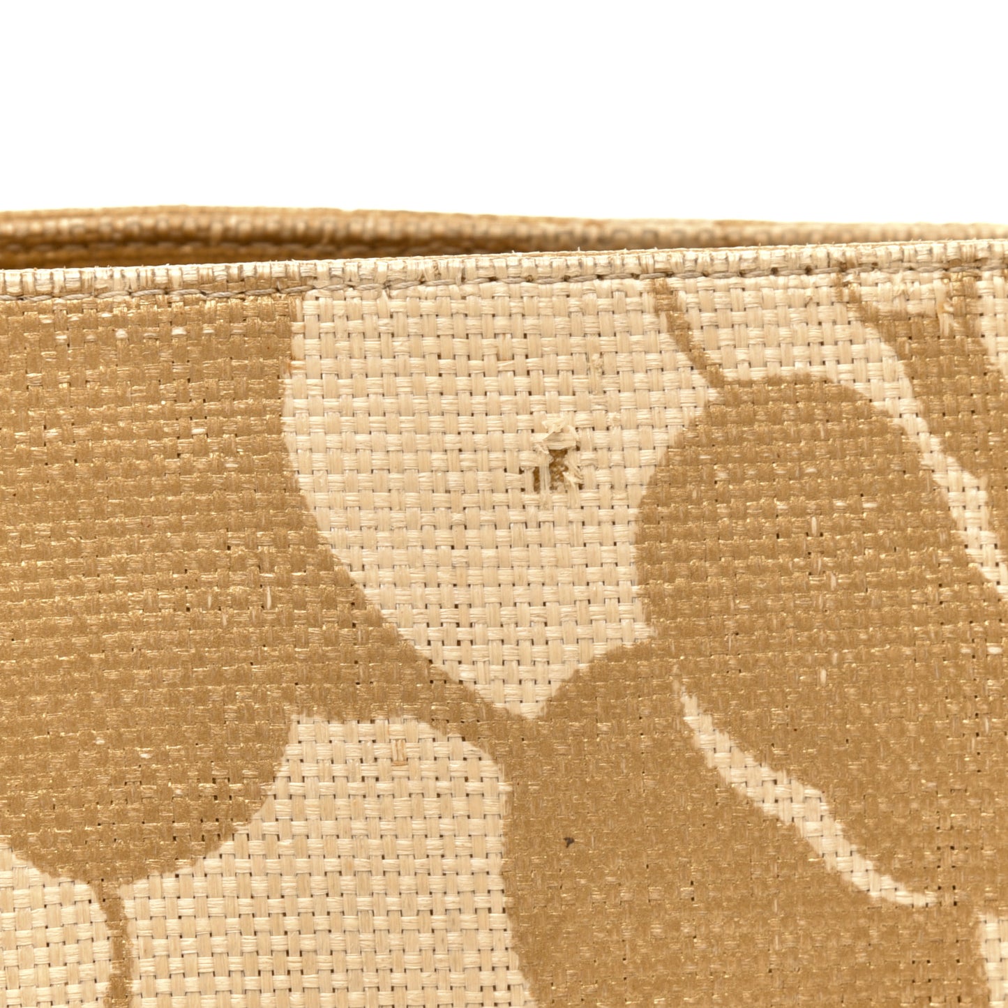Canvas Camellia Printed Shoulder Bag Beige Grey