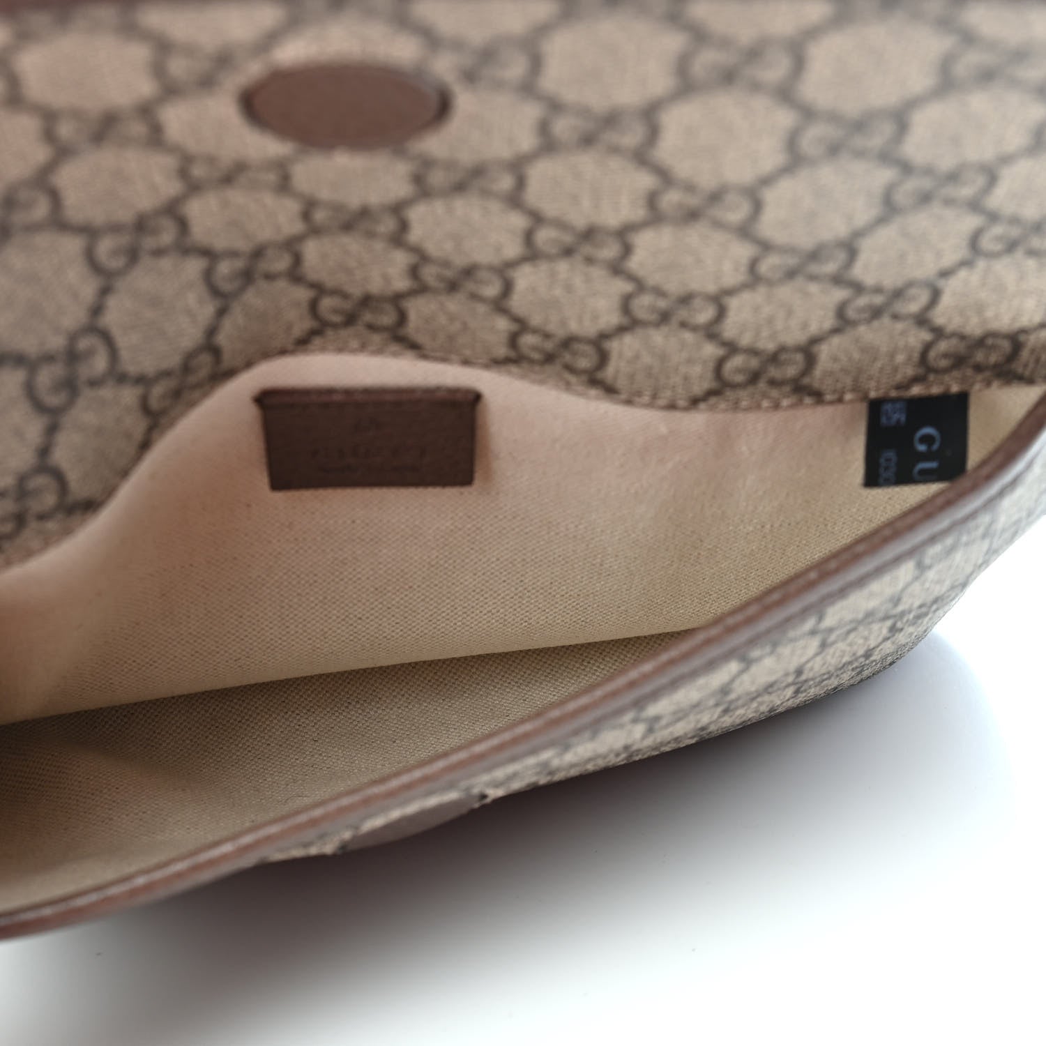 Gucci GG Supreme Monogram Neo Vintage Web Belt Bag Brown 5 of 9