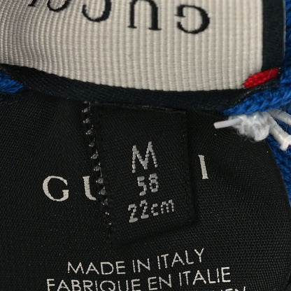 Gucci X MLB Wool Crystal NY Yankees Beanie Hat M Blue 8 of 10
