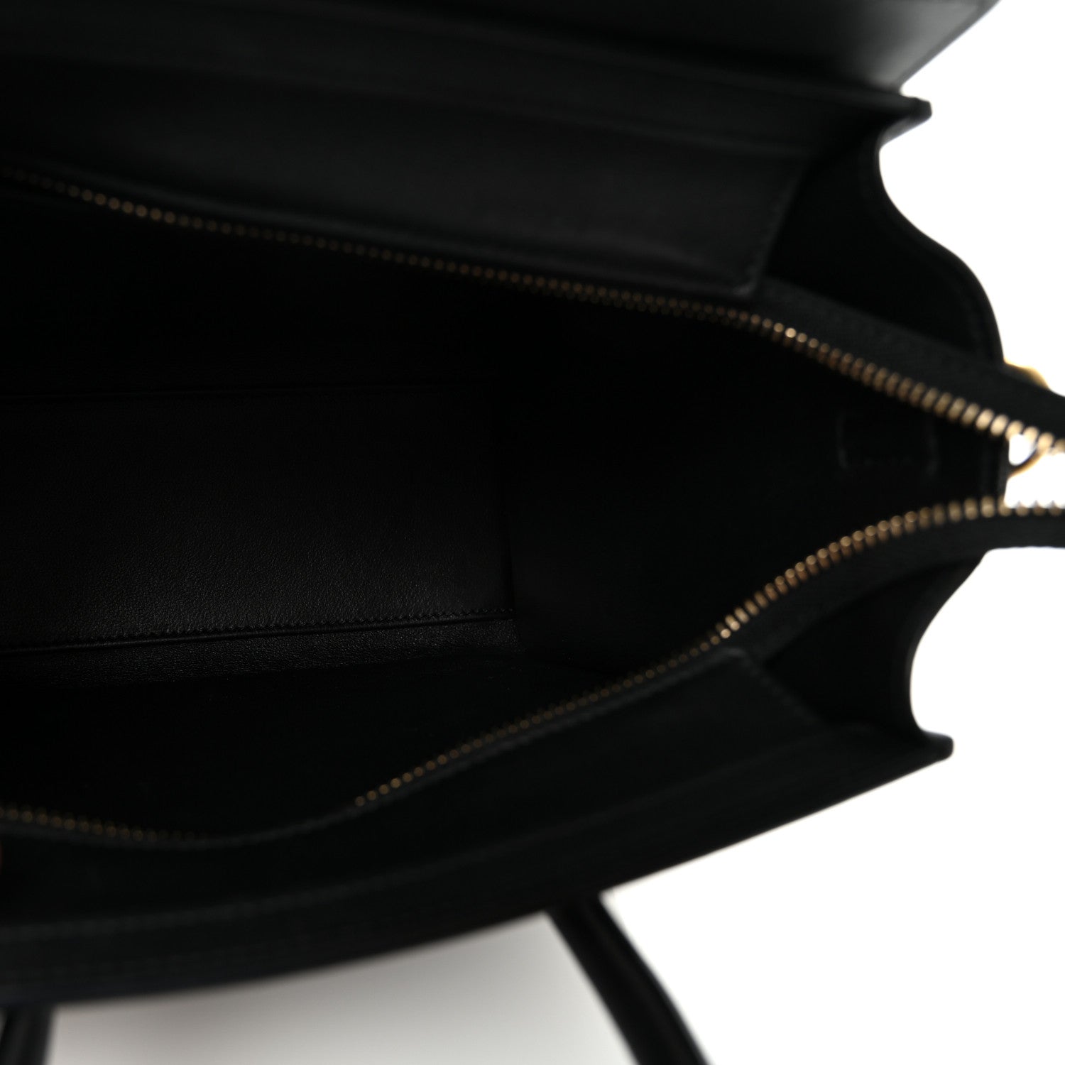 Celine Smooth Calfskin Nano Luggage Black 5 of 9