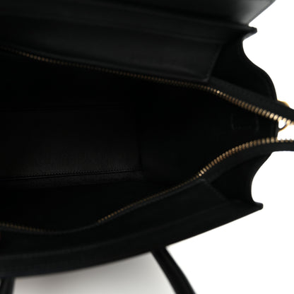 Celine Smooth Calfskin Nano Luggage Black 5 of 9