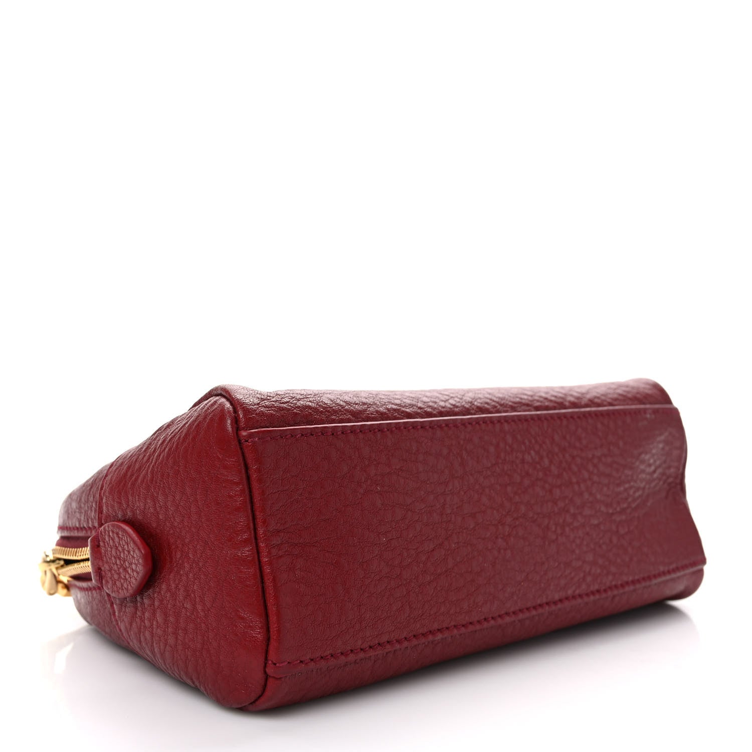 Prada Vitello Daino Cosmetic Pouch Rubino 4 of 10