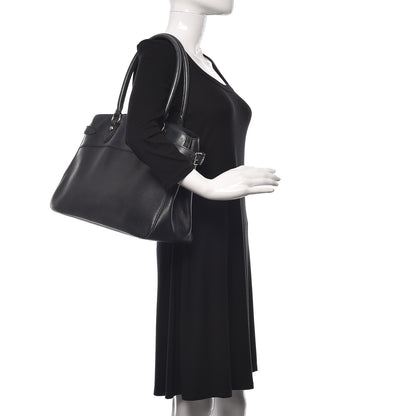 Louis Vuitton Epi Passy GM Black 3 of 35