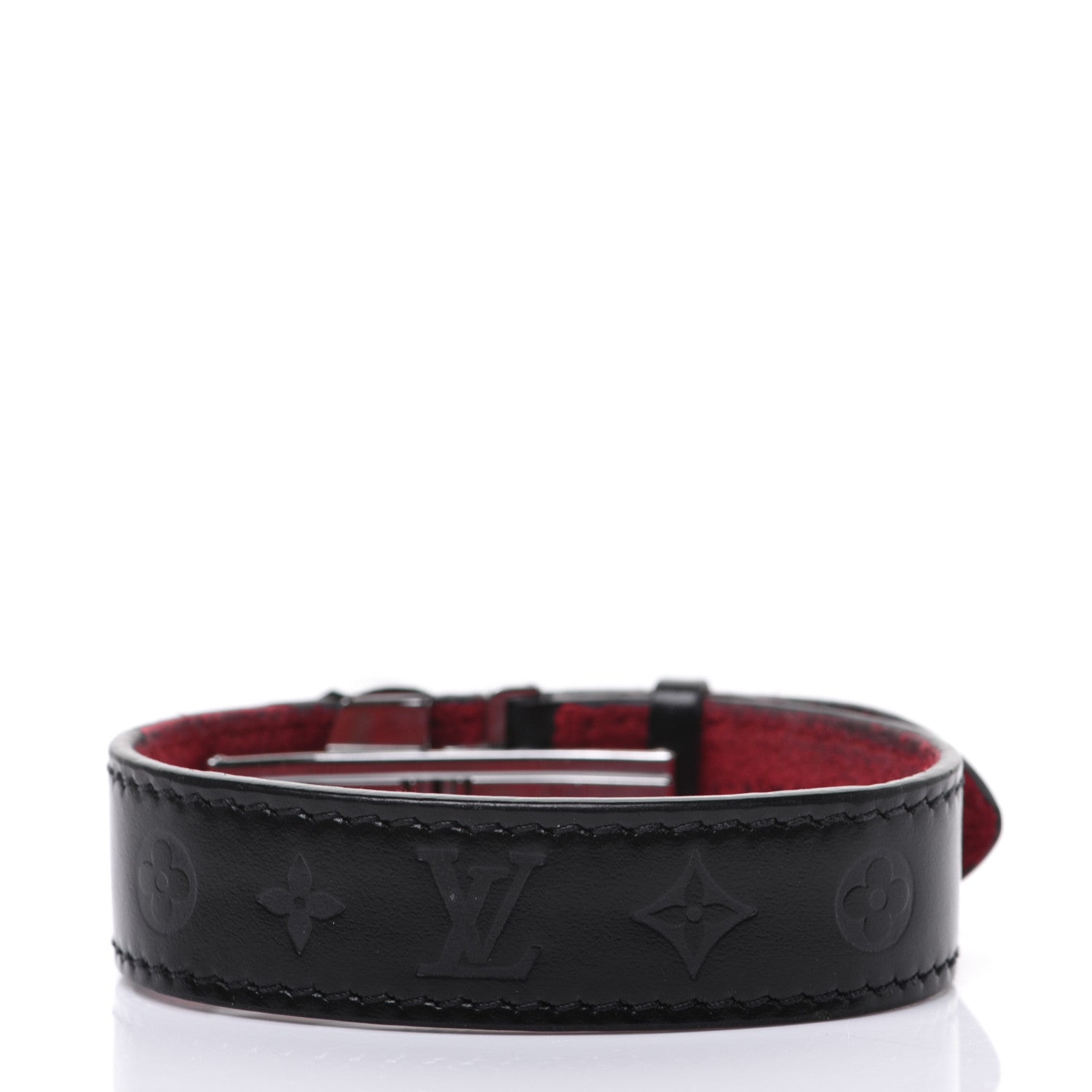 Louis Vuitton Mat Monogram Wish Bracelet Black 3 of 8