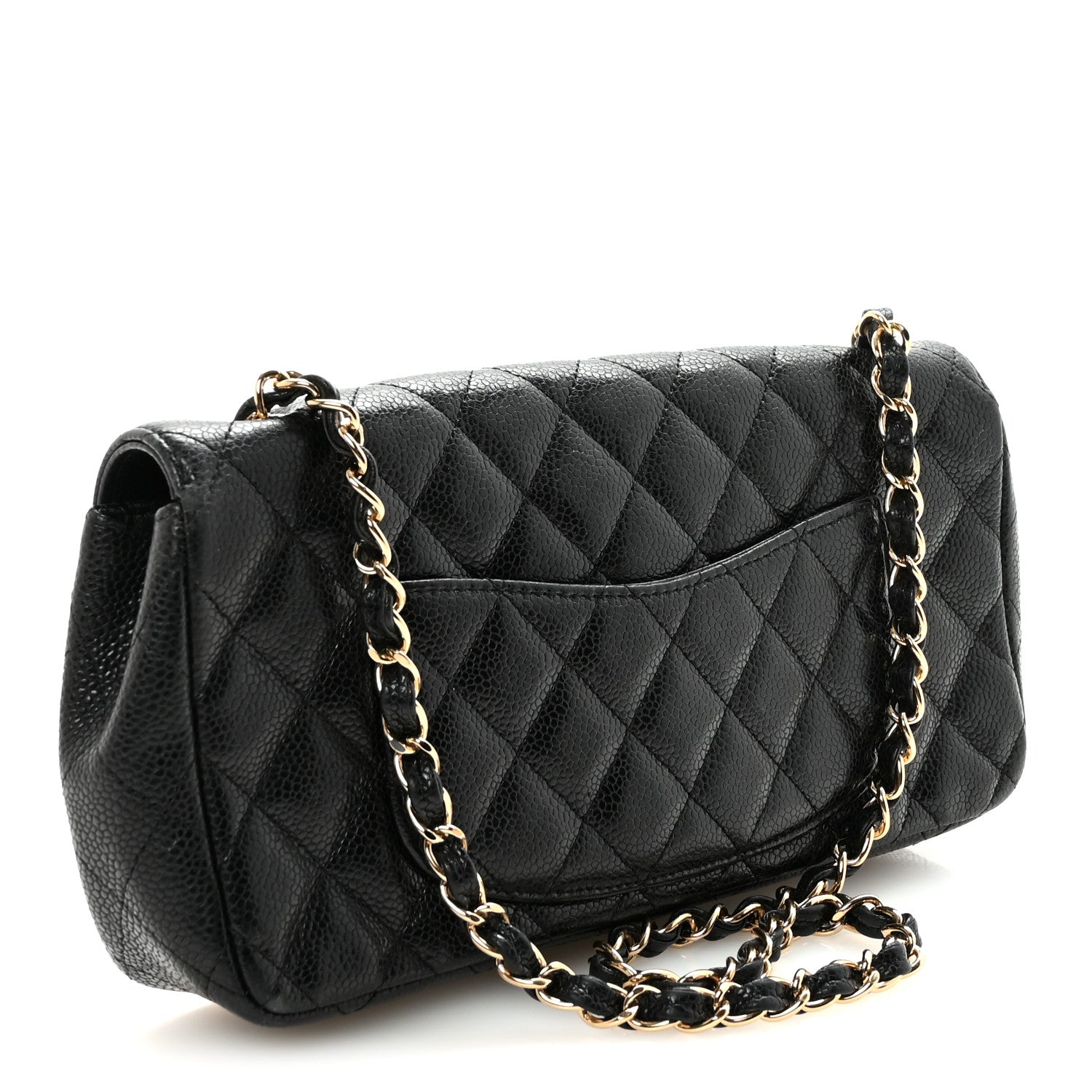 Chanel Caviar Quilted East West Flap Black 3 of 10