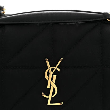 Saint Laurent Satin Patchwork Monogram Medium Jamie Black 8 of 10