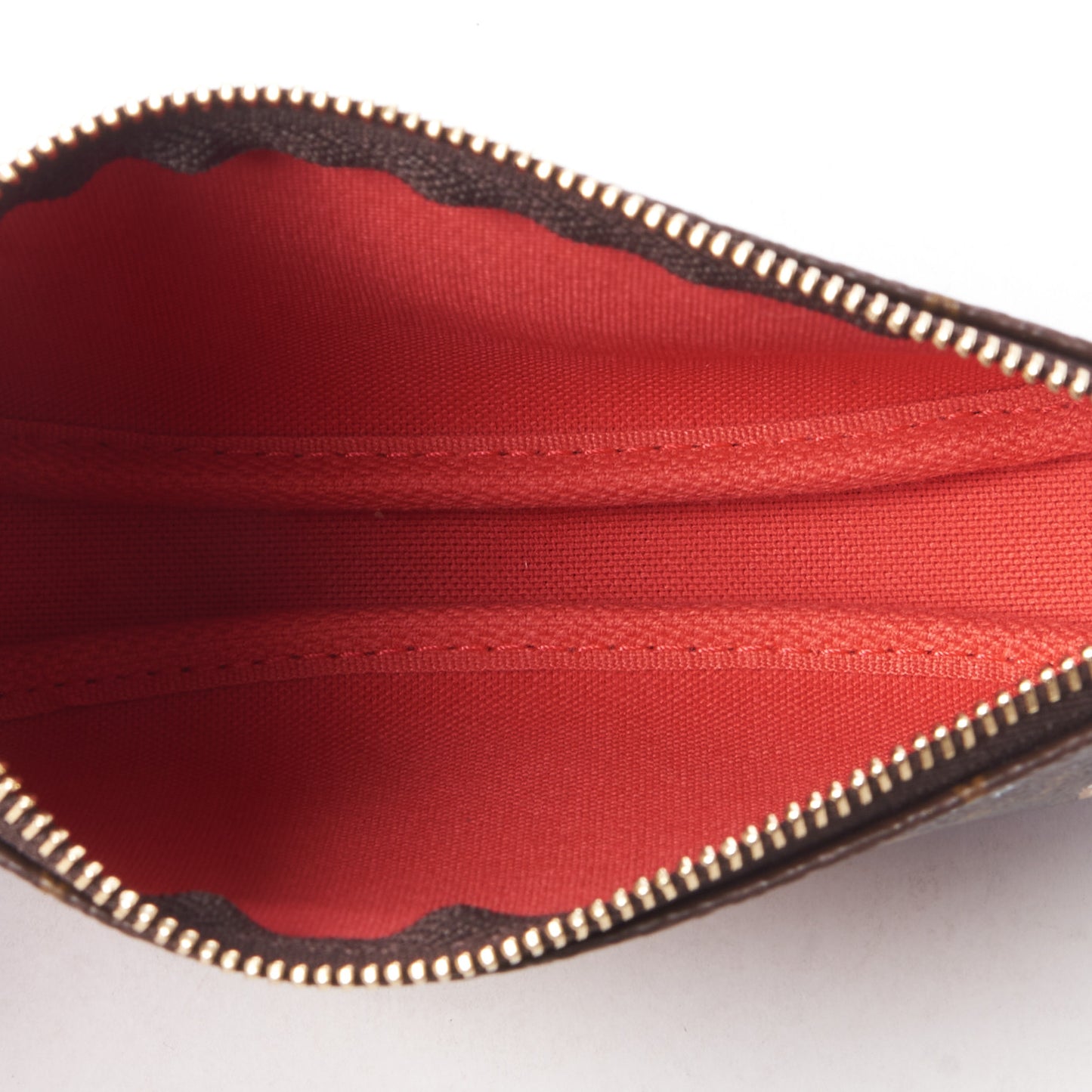 Monogram 2021 Christmas Animation London Mini Pochette Accessories Red