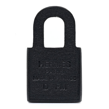 Hermes Gold Swift O'Kelly Earrings Black 6 of 6