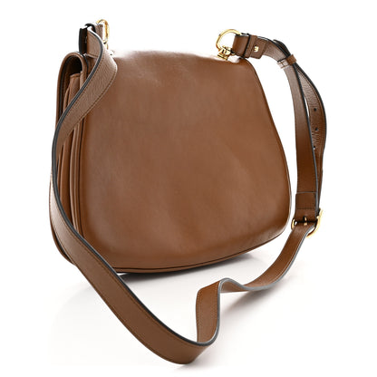Gucci Roxy Calfskin Web Medium Blondie Shoulder Flap Bag Cuir 3 of 15