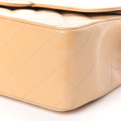 Chanel Caviar Quilted Jumbo Double Flap Beige Clair 9 of 10