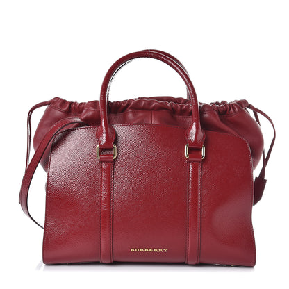 Burberry Patent Calfskin Medium Dinton Tote Alizarin Crimson 1 of 8