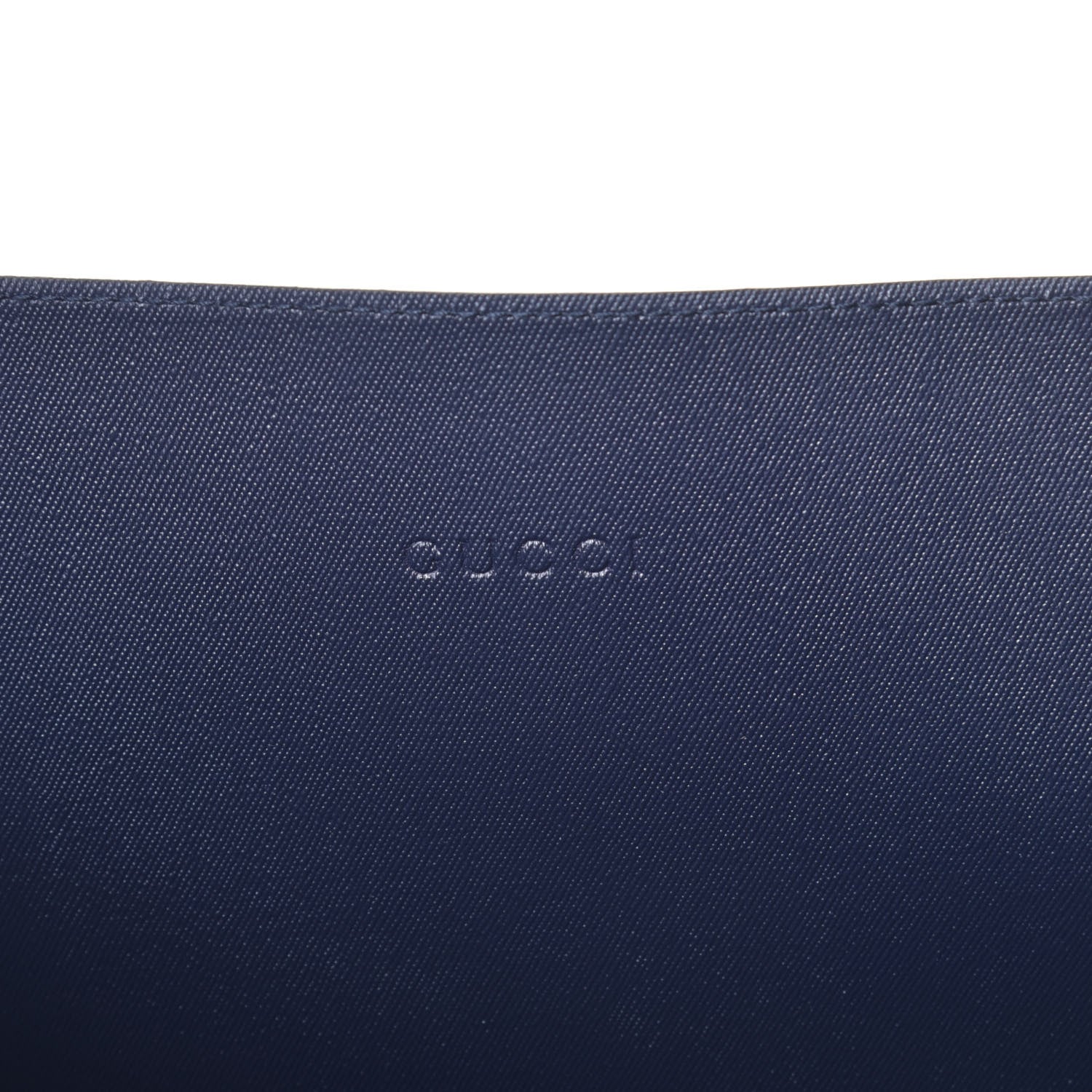 Gucci GG Supreme Monogram Blooms Medium Reversible Tote Beige Blue Navy 11 of 16