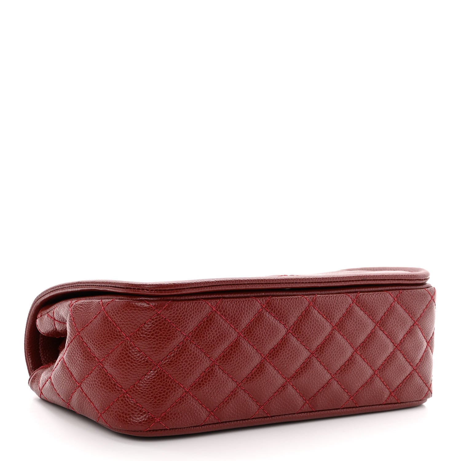Chanel Caviar Medium Timeless CC Flap Dark Red 4 of 13