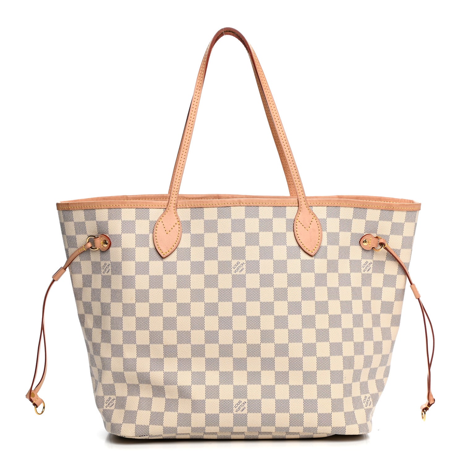 Louis Vuitton Damier Azur Neo Neverfull MM Rose Ballerine 1 of 11