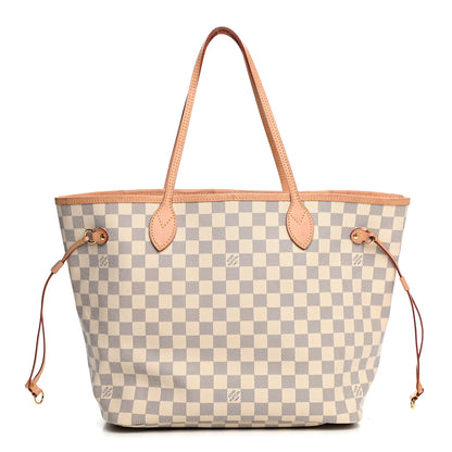 Louis Vuitton Damier Azur Neo Neverfull MM Rose Ballerine 1 of 11