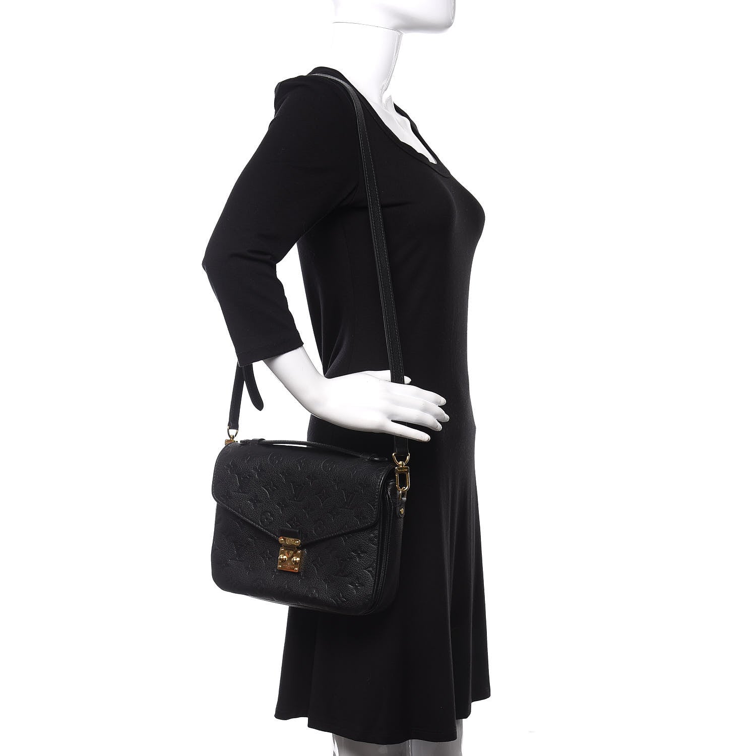 Louis Vuitton Empreinte Pochette Metis Black 2 of 10