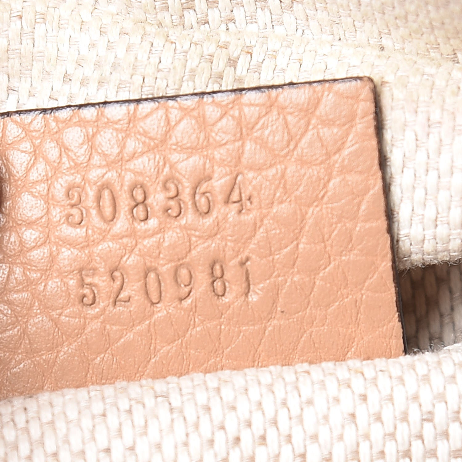 Gucci Pebbled Calfskin Small Soho Disco Bag Camelia 7 of 14